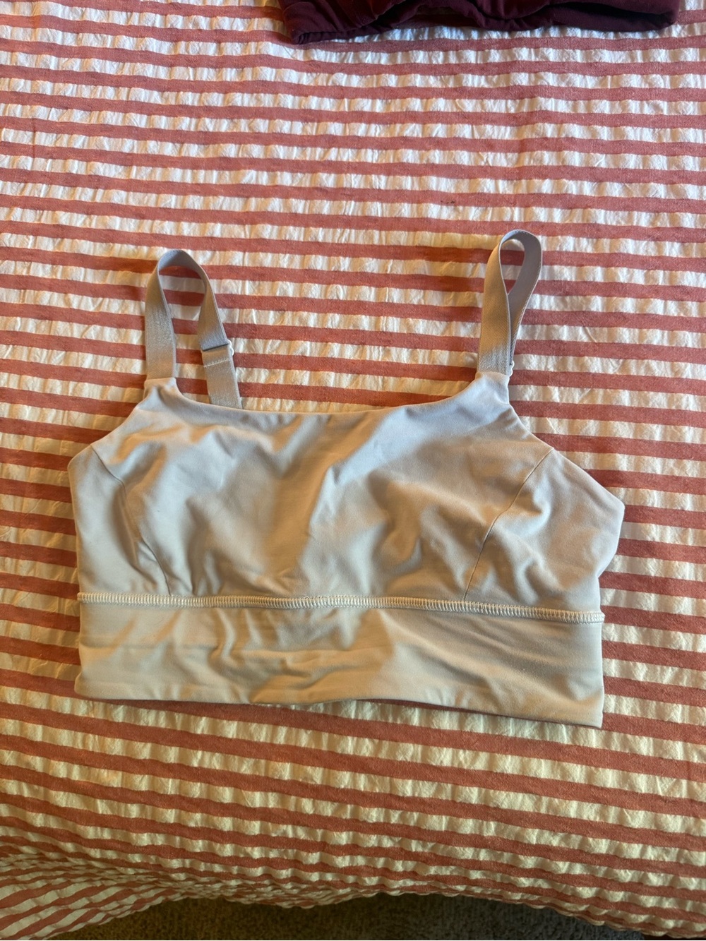 lululemon athletica Light Gray Sports Bralette